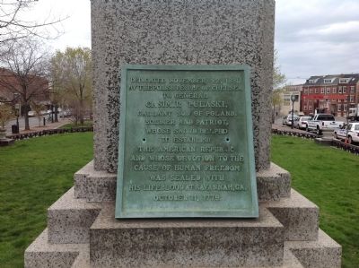 General Casimir Pulaski Marker. Click for full size. General Casimir Pulaski Marker image. Click for full size.