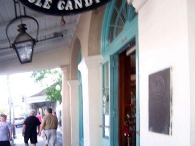 Evans Creole Candy Factory Marker. Click for full size. Evans Creole Candy Factory Marker image. Click for full size.