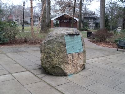 Marker in Lincoln Park image. Click for full size.