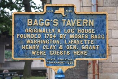 Bagg's Tavern Marker. Click for full size. Bagg's Tavern Marker image. Click for full size.