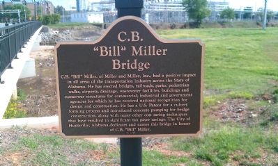 C.B. "Bill" Miller Bridge Marker image. Click for full size.