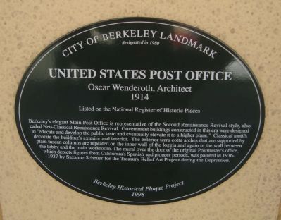 United State Post Office Marker image. Click for full size.
