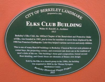 Elks Club Building Marker image. Click for full size.