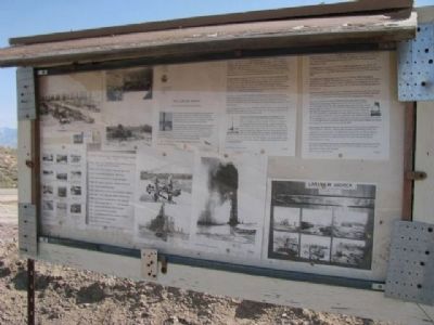 Lakeview Gusher Interpretive Sign image. Click for full size.