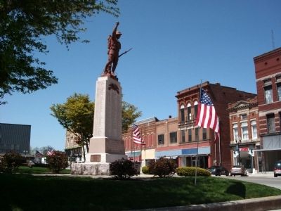 Other Wide View - - Blackford County W.W. I Honor Roll Marker image. Click for full size.
