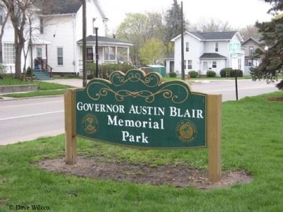 Governor Austin Blair Park image. Click for full size.