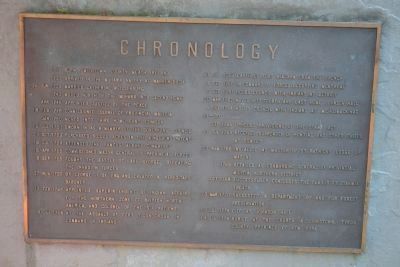Sir William Johnson's Chronology at Grave. Click for full size. Sir William Johnson's Chronology at Grave image. Click for full size.