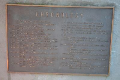 Sir William Johnson's Chronology at Grave image. Click for full size.