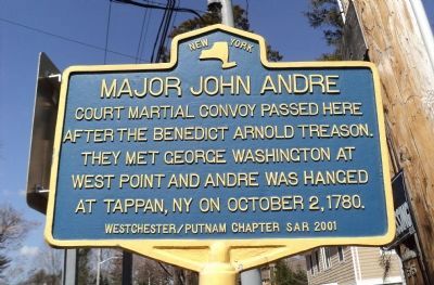 Major John Andre Marker image. Click for full size.