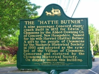 The "Hattie Butner" Marker image. Click for full size.