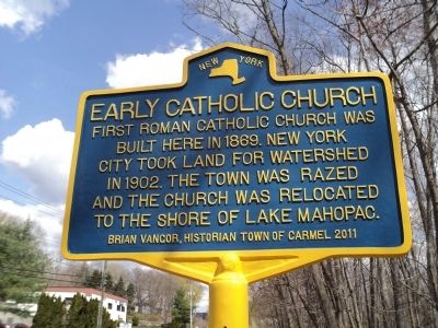 Early Catholic Church Marker image. Click for full size.