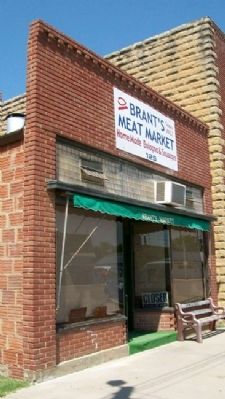 Brant's Meat Market in Lucas, Kansas image. Click for full size.