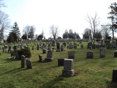 Graves in the Old Cemetery. Click for full size. Graves in the Old Cemetery image. Click for full size.