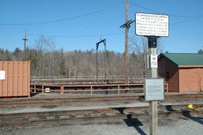 North Creek Turntable Marker. Click for full size. North Creek Turntable Marker image. Click for full size.