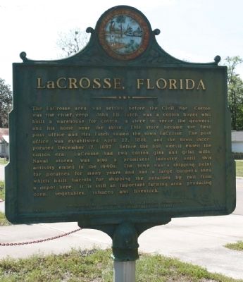 LaCrosse, Florida Marker image. Click for full size.
