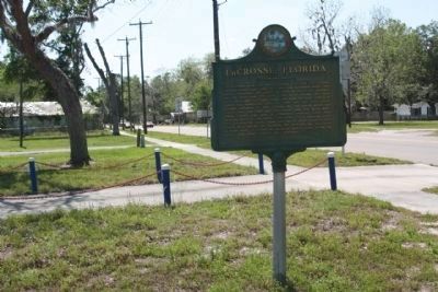 LaCrosse, Florida Marker, looking south along State Road 121 image. Click for full size.