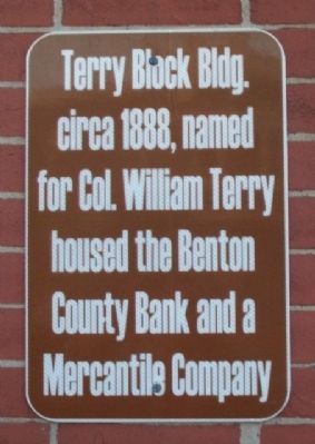 Terry Block Marker image. Click for full size.