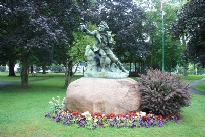 Statue of General Nicolas Herrhheimer Marker image. Click for full size.