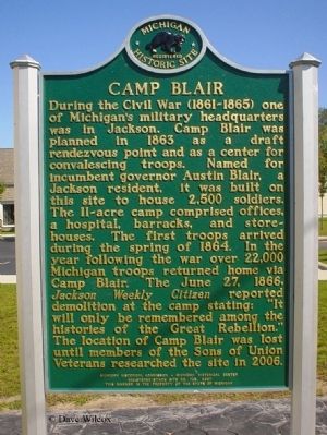 Camp Blair Marker image. Click for full size.