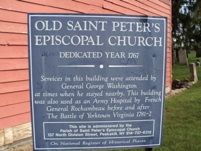 Old Saint Peters Episcopal Church Marker image. Click for full size.
