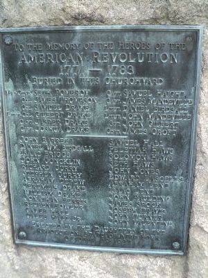 Heroes of the American Revolution Marker image. Click for full size.