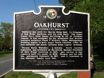 Oakhurst Marker image. Click for full size.