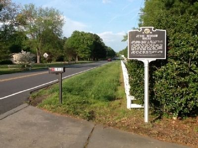 Jesse Benbow House Marker image. Click for full size.