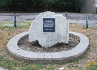 Historic Falls Portage Marker. Click for full size. Historic Falls Portage Marker image. Click for full size.