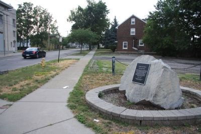 Historic Falls Portage Marker. Click for full size. Historic Falls Portage Marker image. Click for full size.