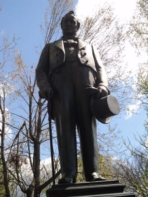 Closeup of James Buchanan Statue. Click for full size. Closeup of James Buchanan Statue image. Click for full size.