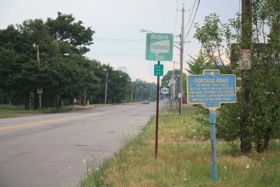 Portage Road Marker image. Click for full size.