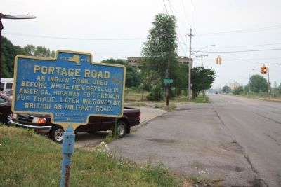 Portage Road Marker image. Click for full size.
