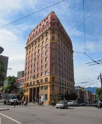 Dominion Building today, view from southeast. Click for full size. Dominion Building today, view from southeast image. Click for full size.