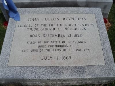 John Fulton Reynolds Marker image. Click for full size.