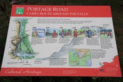 Portage Road Marker image. Click for full size.