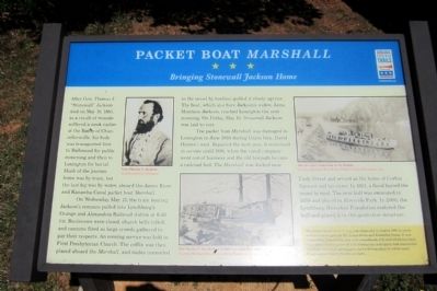 Packet Boat <i>Marshall</i> CWT Marker. Click for full size. Packet Boat <i>Marshall</i> CWT Marker image. Click for full size.