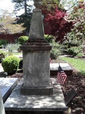 Marker and Grave of Edward Shippen image. Click for full size.