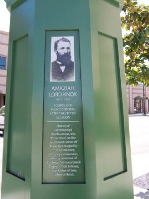 Amaziah Lord Knox Marker. Click for full size. Amaziah Lord Knox Marker image. Click for full size.
