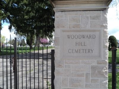 Woodward Hill Cemetery. Click for full size. Woodward Hill Cemetery image. Click for full size.