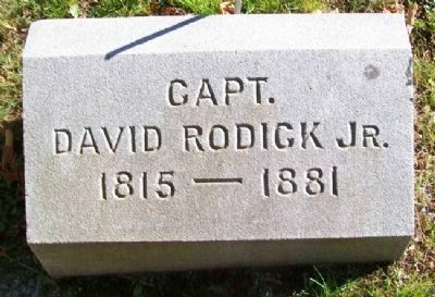 Rodick Gravestone in Village Burying Ground image. Click for full size.