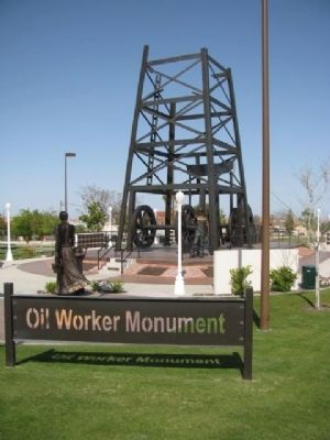 Oilworker Memorial image. Click for full size.