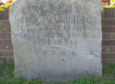 George Washington Stopped Here Marker image. Click for full size.