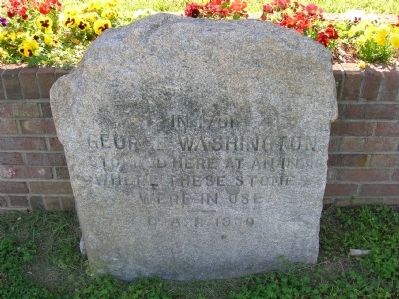 George Washington Stopped Here Marker image. Click for full size.
