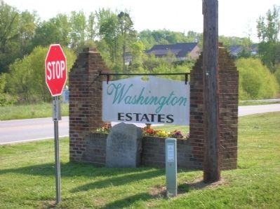 George Washington Stopped Here Marker image. Click for full size.