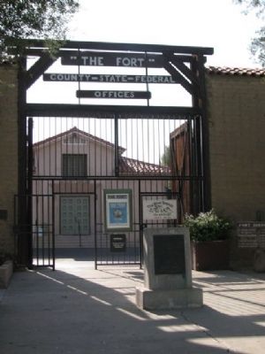The Fort Marker image. Click for full size.