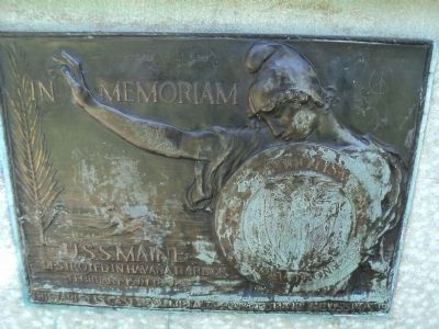 U.S.S. Maine Memorial Marker image. Click for full size.