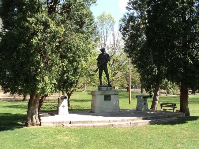 Memorial in Buchanan Park image. Click for full size.