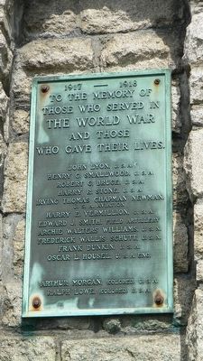 Arlington County War Memorial, Panel 1 image. Click for full size.