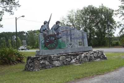 The Battle of Olustee Battlefield Park, seen along US 90 image. Click for full size.