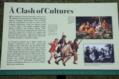A Clash of Cultures Marker image. Click for full size.